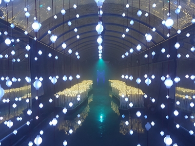 Korean light tunnel installs Martin by Harman fixtures